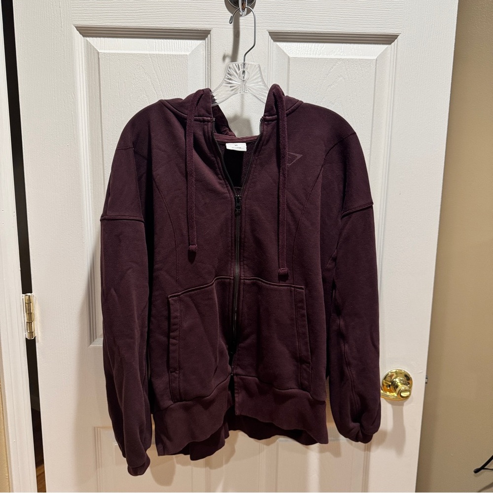 Gymshark Power Oversized Zip-Up Hoodie size XS